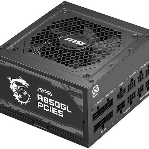 MSI MAG A850GL PCIE5 850W Μαύρο Τροφοδοτικό Υπολογιστή Full Modular 80 Plus Gold