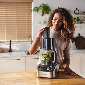 Kenwood Multipro Xl Weigh+ Πολυμίξερ 1000W με Κάδο 3lt και Κανάτα Μπλέντερ Ασημί