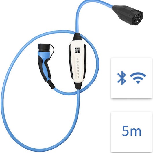 Nrgkick Φορητός Σταθμός Φόρτισης 22kW με Ενσωματωμένο Καλώδιο Type 2 (12501000)