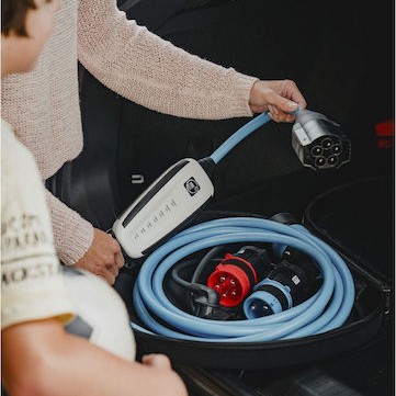 Nrgkick Φορητός Σταθμός Φόρτισης 22kW με Ενσωματωμένο Καλώδιο Type 2 (12501000)