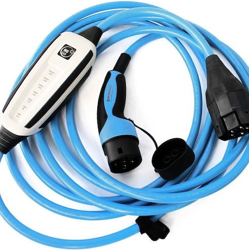 Dinitech Φορητός Σταθμός Φόρτισης 22kW με Ενσωματωμένο Καλώδιο Type 2 (345970)