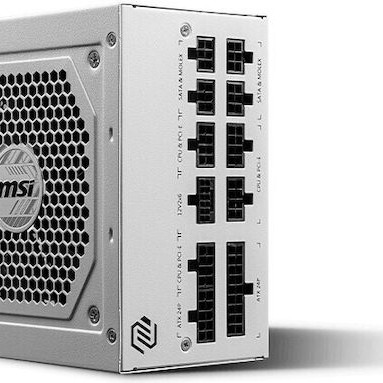 MSI MAG A850GL PCIE5 850W Λευκό Τροφοδοτικό Υπολογιστή Full Modular 80 Plus Gold