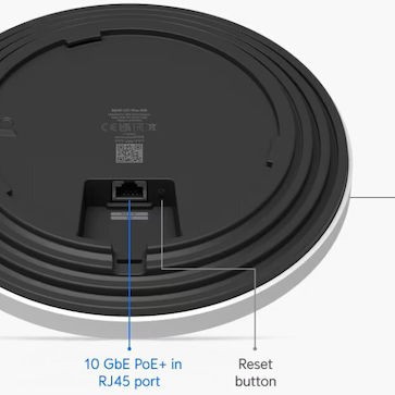 Ubiquiti U7-Pro-XG Access Point Wi‑Fi 7 Tri Band (2.4 & 5 & 6GHz) Μαύρο