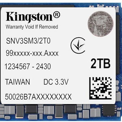 Kingston NV3 SSD 2TB M.2 NVMe PCI Express 4.0