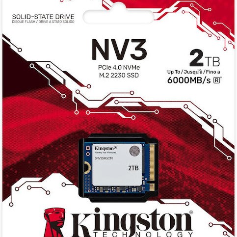Kingston NV3 SSD 2TB M.2 NVMe PCI Express 4.0