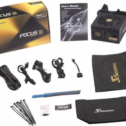 Seasonic G12 GM-750 750W Μαύρο Τροφοδοτικό Υπολογιστή Semi Modular 80 Plus Gold