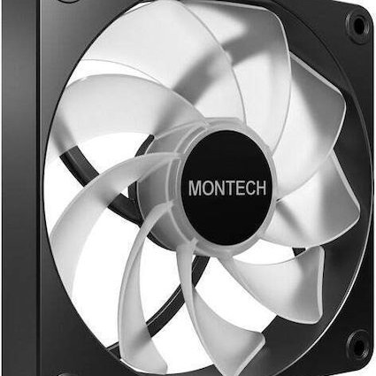 Montech GF120R V2 ARGB Reverse Case Fan με Σύνδεση 3-Pin / 4-Pin PWM 3τμχ