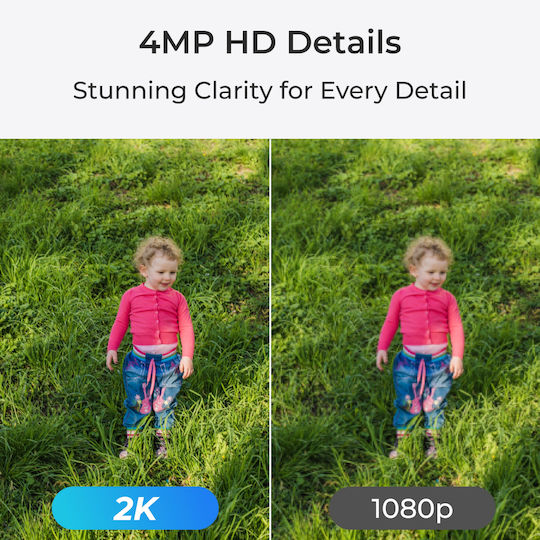 Reolink G330 IP Κάμερα Παρακολούθησης 4G Full HD+ 4MP Αδιάβροχη Μπαταρίας με Αμφίδρομη Επικοινωνία