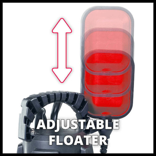 Einhell Gc-dp Μονοφασική Αντλία Ακαθάρτων / Λυμάτων 0.93hp με Φλοτέρ 4181570