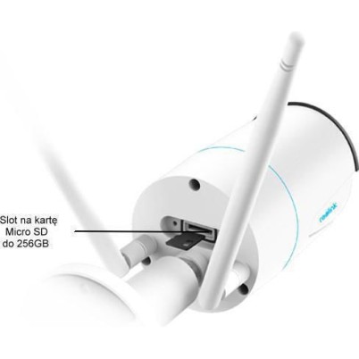 Reolink W320 IP Κάμερα Παρακολούθησης Wi-Fi Full HD+ 5MP Αδιάβροχη με Μικρόφωνο και Φακό 4mm