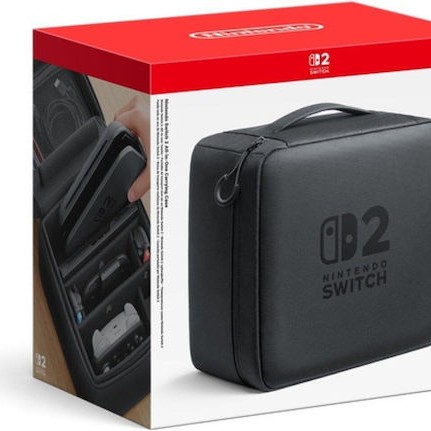 Nintendo Case Πλαστική Θήκη Μεταφοράς για Κονσόλα Switch 2 Μαύρη
