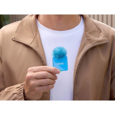 Rode Wireless GO Gen3 Ασύρματο Πυκνωτικό Μικρόφωνο Πέτου, Clip On Δημοσιογραφικό σε Μπλε Χρώμα