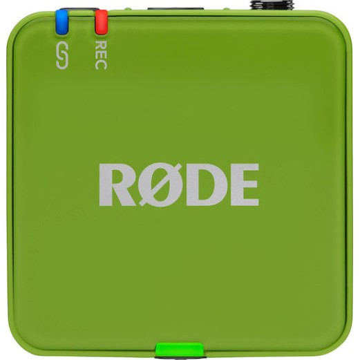 Rode Wireless GO Gen3 Ασύρματο Πυκνωτικό Μικρόφωνο Πέτου, Clip On Δημοσιογραφικό σε Πράσινο Χρώμα