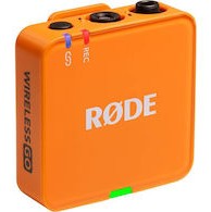 Rode Wireless GO Gen3 Ασύρματο Πυκνωτικό Μικρόφωνο Πέτου, Clip On Δημοσιογραφικό σε Πορτοκαλί Χρώμα