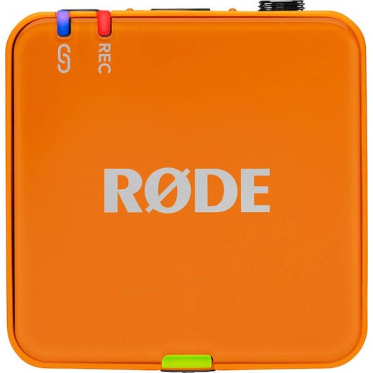 Rode Wireless GO Gen3 Ασύρματο Πυκνωτικό Μικρόφωνο Πέτου, Clip On Δημοσιογραφικό σε Πορτοκαλί Χρώμα