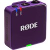 Rode Wireless GO Gen3 Ασύρματο Πυκνωτικό Μικρόφωνο Πέτου, Clip On Δημοσιογραφικό σε Μωβ Χρώμα