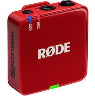 Rode Wireless GO Gen3 Ασύρματο Πυκνωτικό Μικρόφωνο Πέτου, Clip On Δημοσιογραφικό σε Κόκκινο Χρώμα