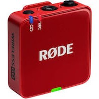 Rode Wireless GO Gen3 Ασύρματο Πυκνωτικό Μικρόφωνο Πέτου, Clip On Δημοσιογραφικό σε Κόκκινο Χρώμα