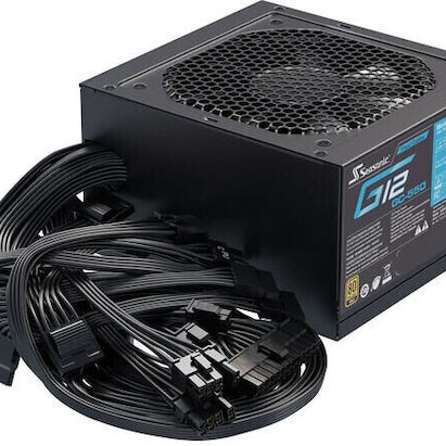 Seasonic G12 GC 750W Μαύρο Τροφοδοτικό Υπολογιστή Full Wired 80 Plus Gold