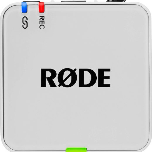 Rode Wireless GO Gen3 Ασύρματο Πυκνωτικό Μικρόφωνο Πέτου, Clip On Δημοσιογραφικό σε Λευκό Χρώμα