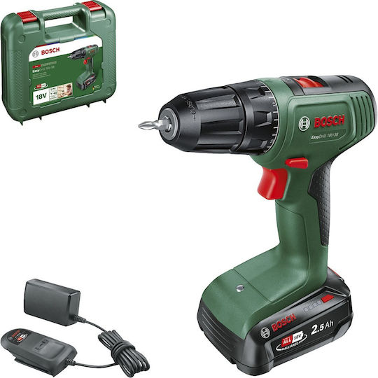 Bosch EasyDrill 18V38 Set Δραπανοκατσάβιδο Μπαταρίας 18V 1x2.5Ah