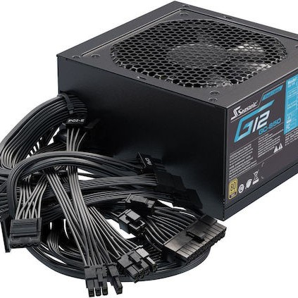 Seasonic G12 GC 850W Μαύρο Τροφοδοτικό Υπολογιστή Full Wired 80 Plus Gold