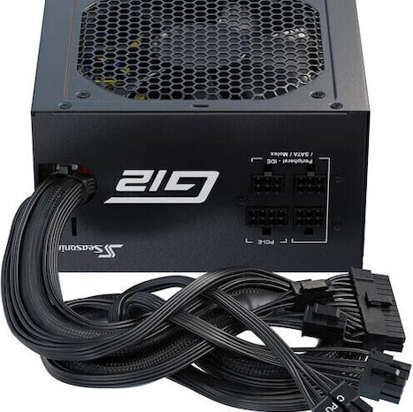 Seasonic G12 GM 650W Μαύρο Τροφοδοτικό Υπολογιστή Semi Modular 80 Plus Gold