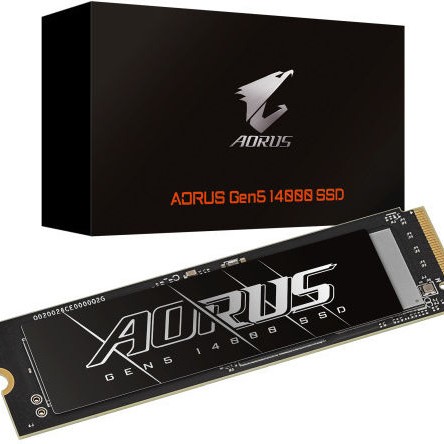 Gigabyte AORUS Gen5 14000 SSD 4TB M.2 PCI Express 5.0