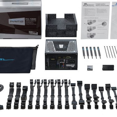 Seasonic Prime TX ATX 3.0 1300W Μαύρο Τροφοδοτικό Υπολογιστή Full Modular 80 Plus Titanium