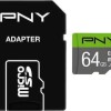 PNY Elite microSDXC 64GB Class 10 U1 UHS-I με αντάπτορα