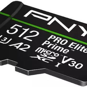 Pny Microsdxc Pro Elite Prime 512gb Memory Card 200/150 Mb S V30 A2