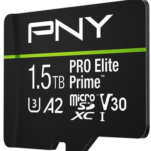 PNY microSDXC 1.5TB Class 10 U3 V30 A2 UHS-I με αντάπτορα