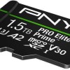 PNY microSDXC 1.5TB Class 10 U3 V30 A2 UHS-I με αντάπτορα