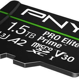 PNY microSDXC 1.5TB Class 10 U3 V30 A2 UHS-I με αντάπτορα
