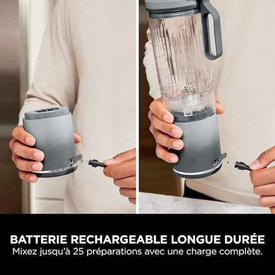 Ninja Μπλέντερ για Smoothies 0.57lt Ασημί BC251EU