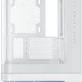 Asus Prime AP202 Gaming Mini Tower Κουτί Υπολογιστή με Πλαϊνό Παράθυρο και ARGB Φωτισμό Λευκό