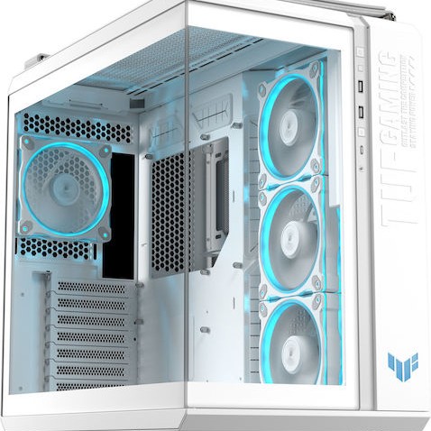 Asus TUF Gaming GT502 Horizon ARGB Midi Tower Κουτί Υπολογιστή με Πλαϊνό Παράθυρο White Edition