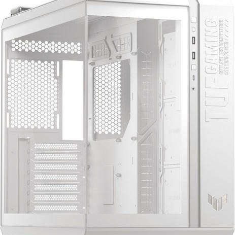 Asus TUF Gaming GT502 Horizon ARGB Midi Tower Κουτί Υπολογιστή με Πλαϊνό Παράθυρο White Edition