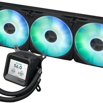 Asus Prime LC 360 ARGB LCD Υδρόψυξη Επεξεργαστή Τριπλού Ανεμιστήρα 120mm για Socket AM4/AM5/1700/1200/115x