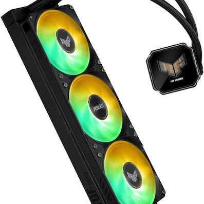 Asus TUF GAMING LC III 360 LCD Υδρόψυξη Επεξεργαστή Τριπλού Ανεμιστήρα 120mm για Socket AM4/AM5/1700/1200 με ARGB Φωτισμό
