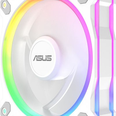 Asus Prime MR120 Case Fan με ARGB Φωτισμό και Σύνδεση 4-Pin PWM Λευκό
