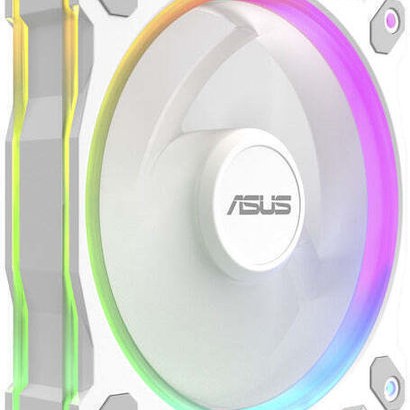 Asus Prime MR120 Reverse Case Fan με ARGB Φωτισμό και Σύνδεση 4-Pin PWM Λευκό