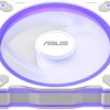 Asus Prime MR120 Case Fan με ARGB Φωτισμό και Σύνδεση 4-Pin PWM 3τμχ Λευκό