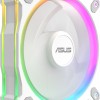 Asus Prime MR120 Case Fan με ARGB Φωτισμό και Σύνδεση 4-Pin PWM 3τμχ Λευκό