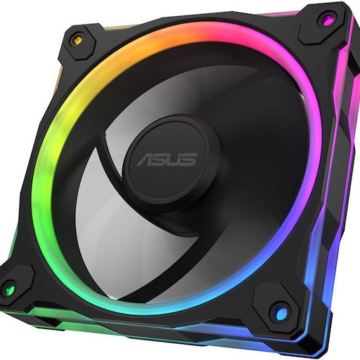 Asus Prime MR120 Reverse Case Fan με ARGB Φωτισμό και Σύνδεση 4-Pin PWM 3τμχ