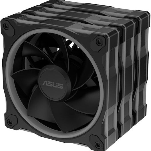 Asus Prime MR120 Reverse Case Fan με ARGB Φωτισμό και Σύνδεση 4-Pin PWM 3τμχ