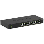 NetGear GS308LP Unmanaged L2 PoE+ Switch με 8 Θύρες Gigabit (1Gbps) Ethernet
