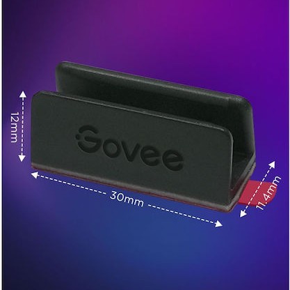 Govee Neon Rope Light 2 Bracket 20 Pcs Black