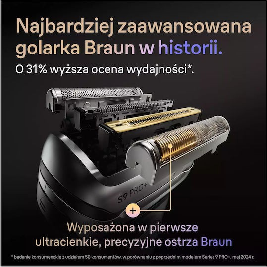 Braun 9615S Ξυριστική Μηχανή Προσώπου Επαναφορτιζόμενη