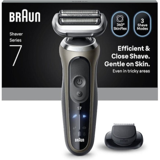Braun Shaver Ξυριστική Μηχανή Προσώπου Επαναφορτιζόμενη